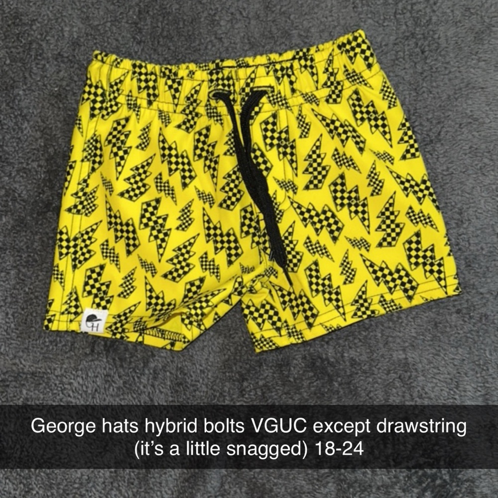 George Hats Neon Bolts Hybrid Shorts